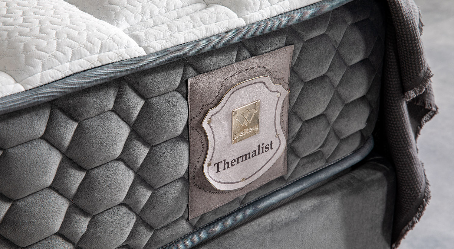 Тапицирано легло «Thermalist» + Матрак и табла - с място за съхранение, повдигащ механизъм, система за безшумно затваряне - Image 10