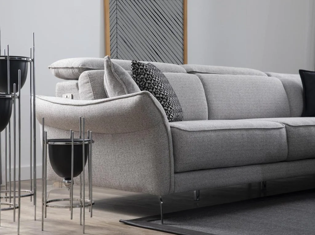 Ъглов разтегателен диван «Kristal Lounge» + електрически механизъм, USB зарядна станция - Image 11