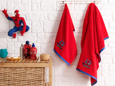 Детски комплект за баня «Spiderman» - памук