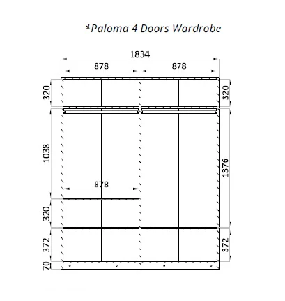 Π§Π΅ΡΠΈΡΠΈΠΊΡΠΈΠ»Π΅Π½ Π³Π°ΡΠ΄Π΅ΡΠΎΠ± Paloma - Image 6