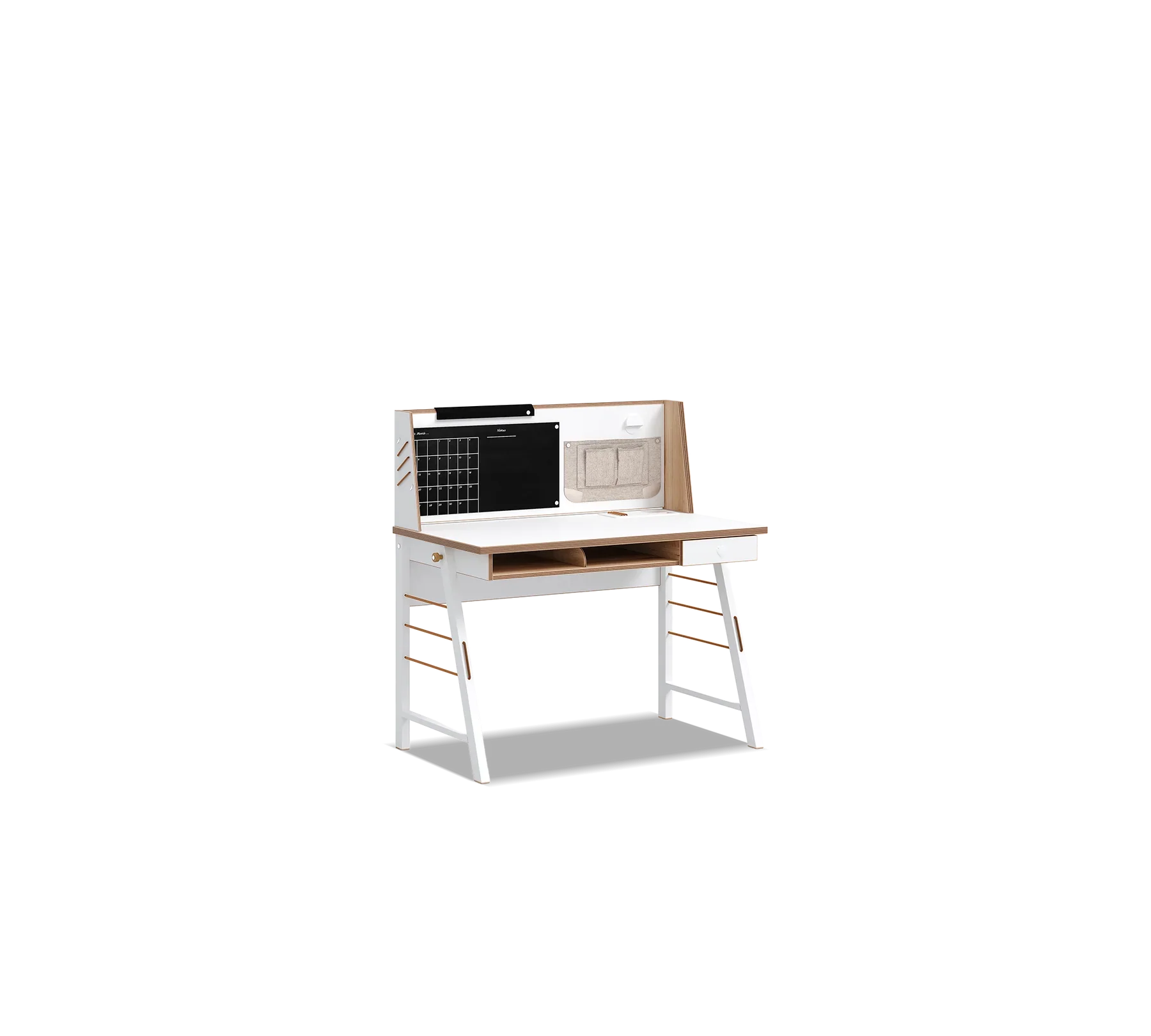 Надстройка за бюро «Modera Modern» + органайзери, размер 109х40х21см - Image 2