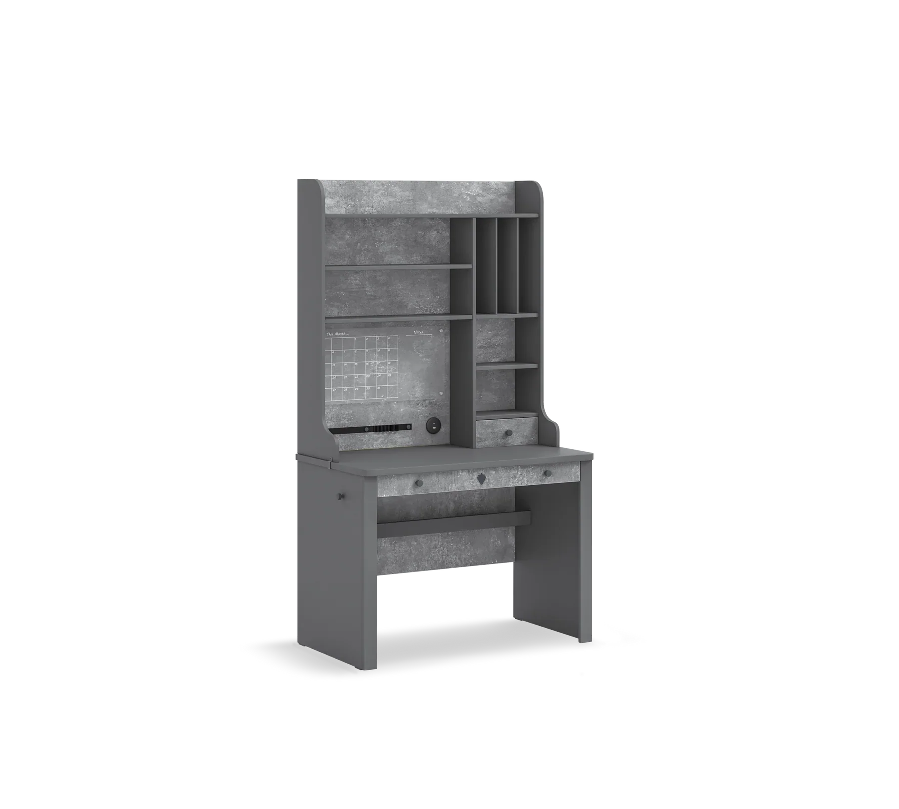 Надстройка за бюро «Space Gray» - размер 102х108х33см - Image 2