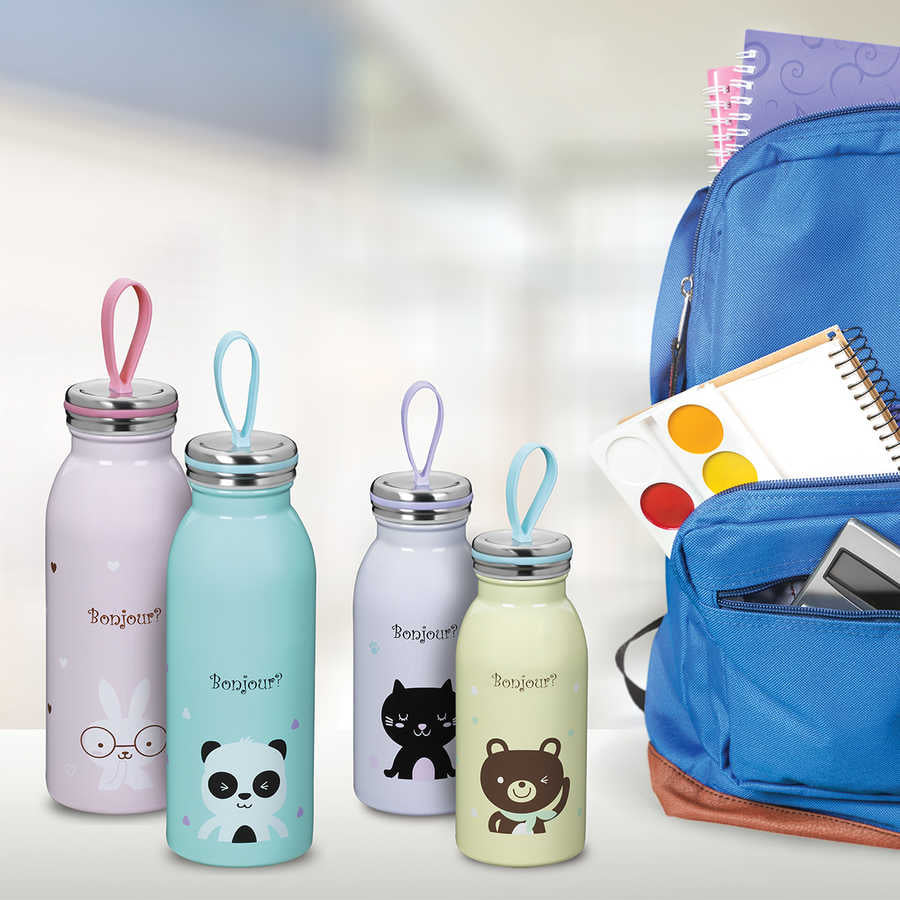 Метална бутилка «A692-02 Bambino» 350ml, синя - Image 2