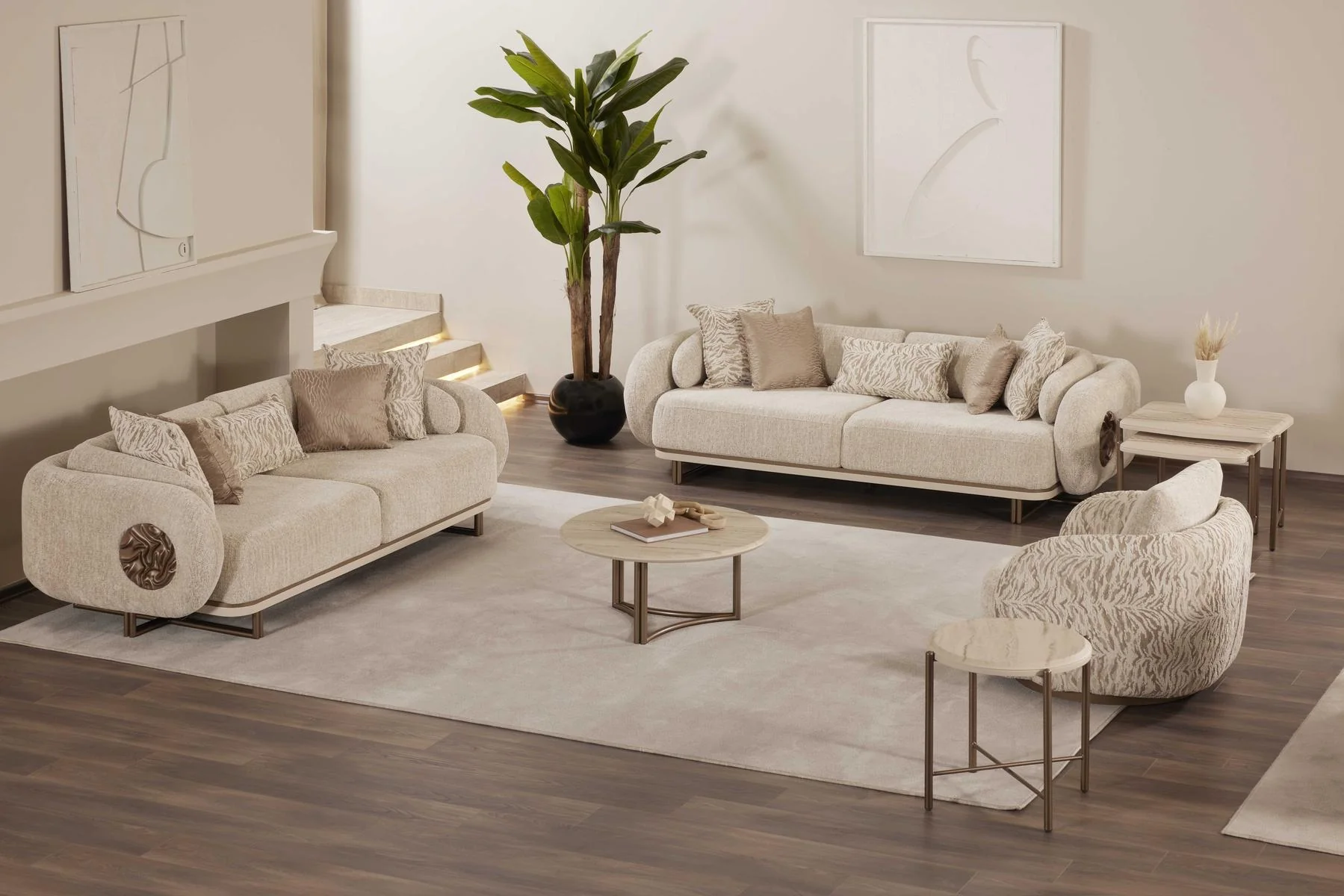 Триместен диван «Loft» с размер 230х67х102см - Image 3