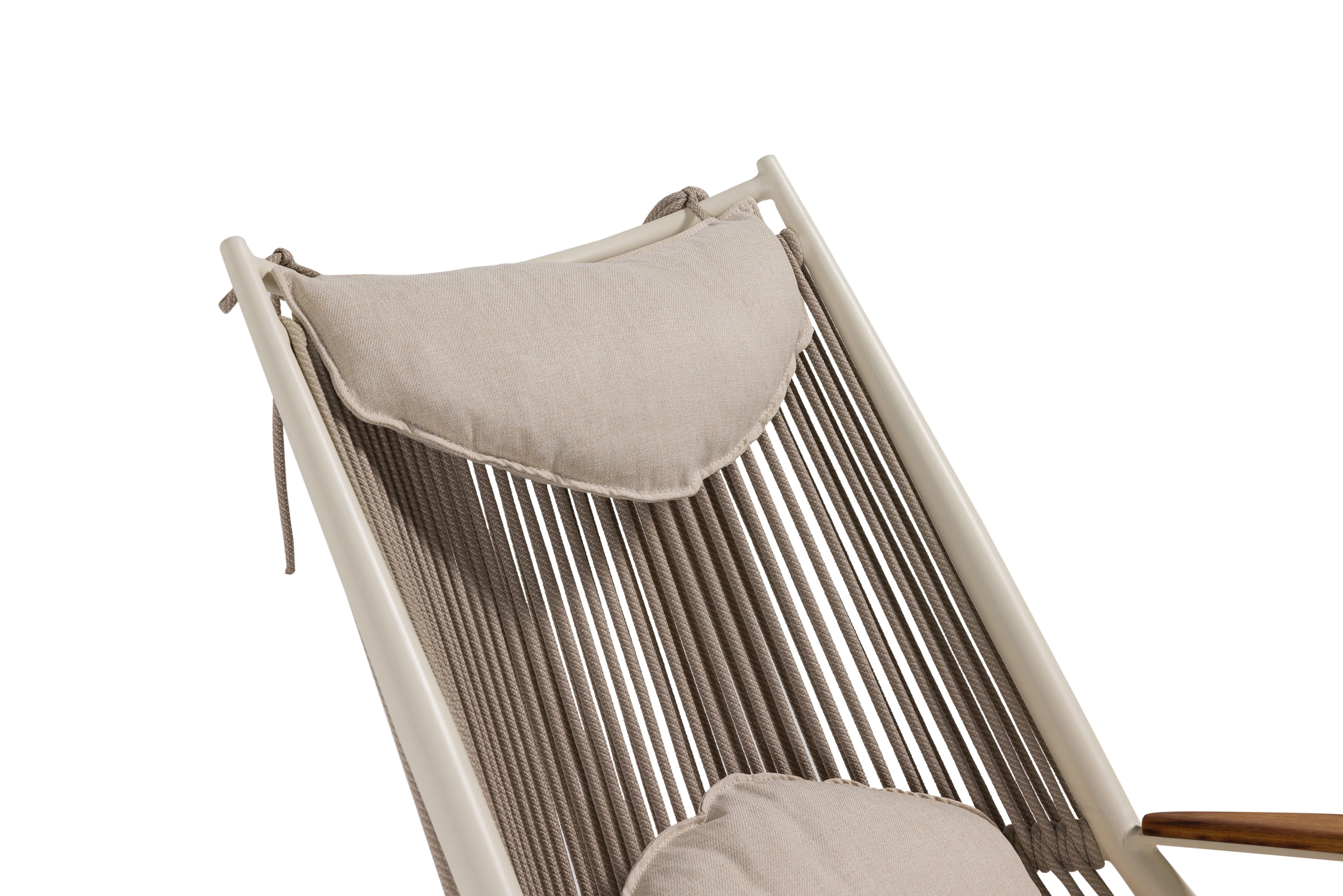 Люлеещ се стол «X Type Sall» с африкански тик - Image 5