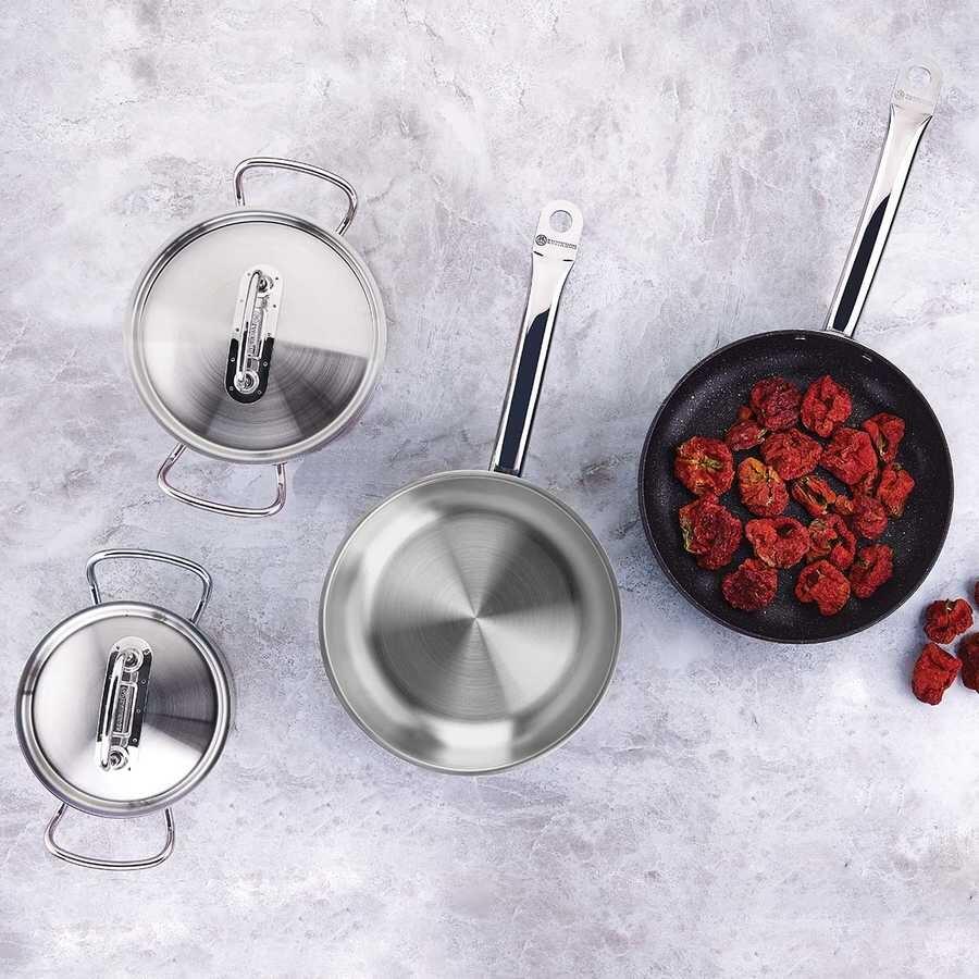 Тава «Paella Satin A1193» индукция, професионална серия Proline, неръждаема стомана - Image 2