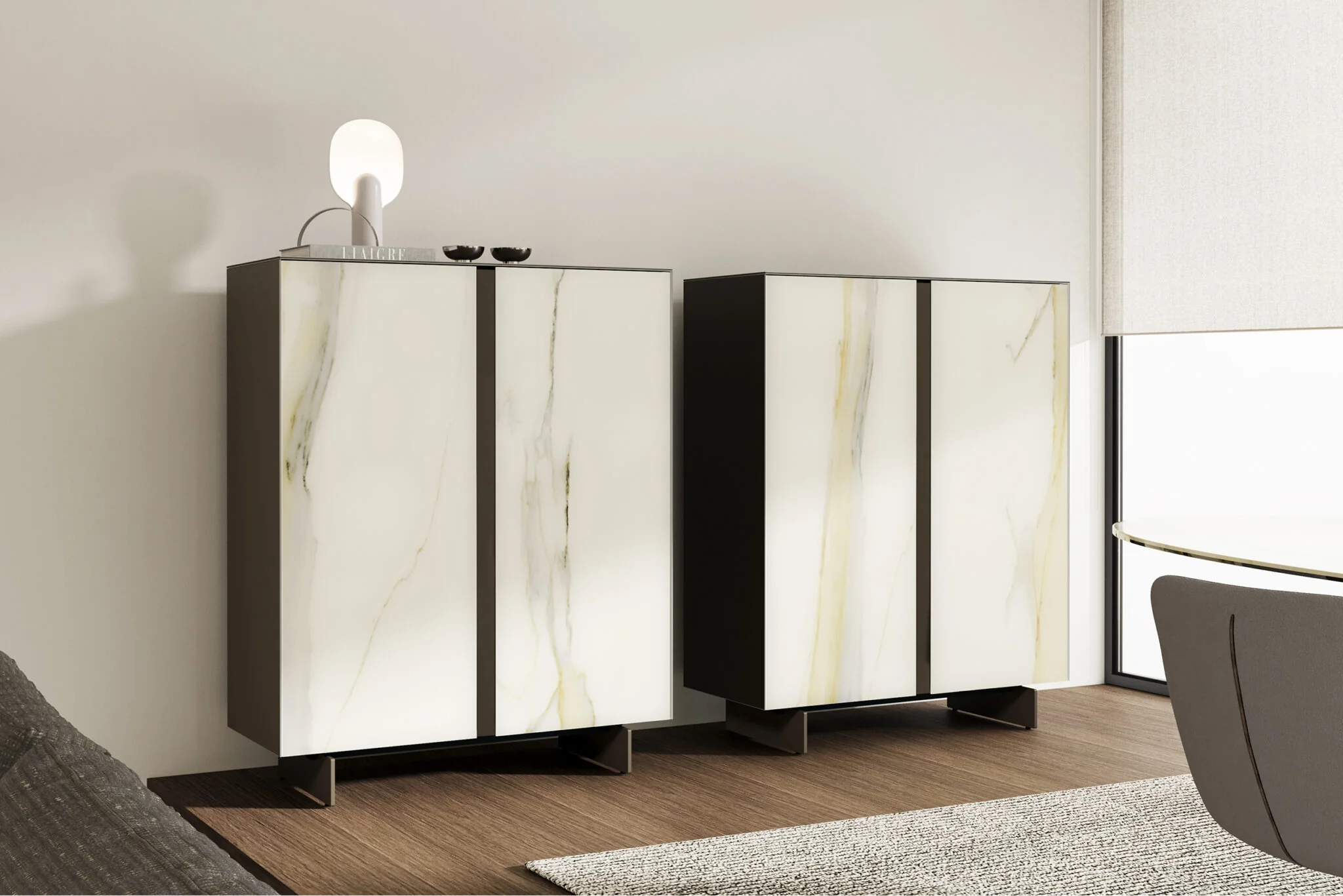 Бюфет «Linus» с керамично покритие, размер 105х133х45см - Image 4
