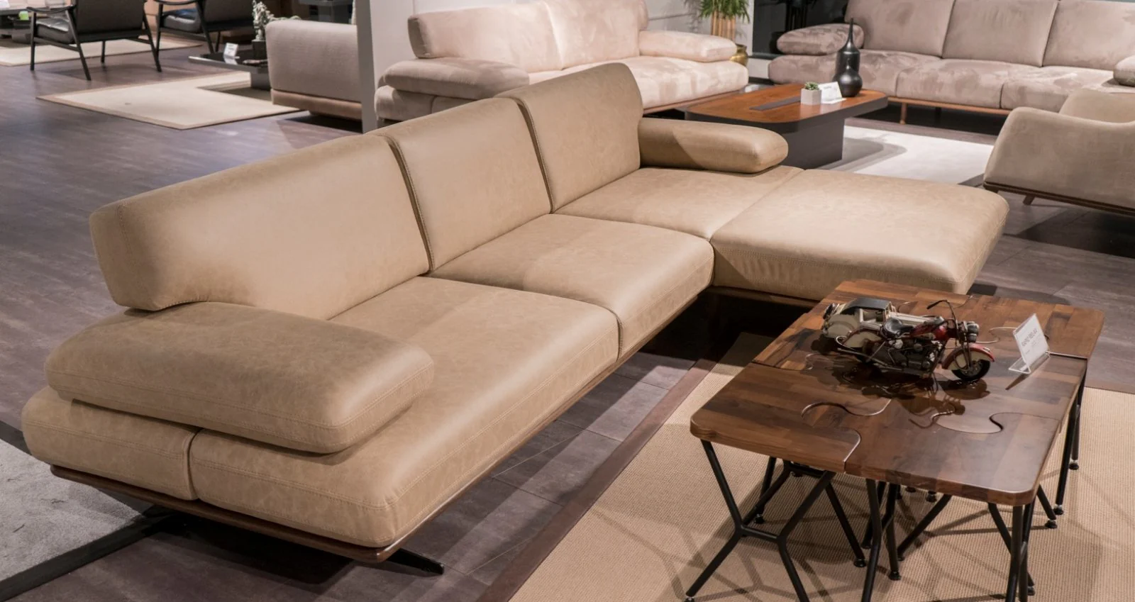 Ъглов разтегателен диван «Rapid Relax» с подвижни подлакътници, ширина 320см - Image 3