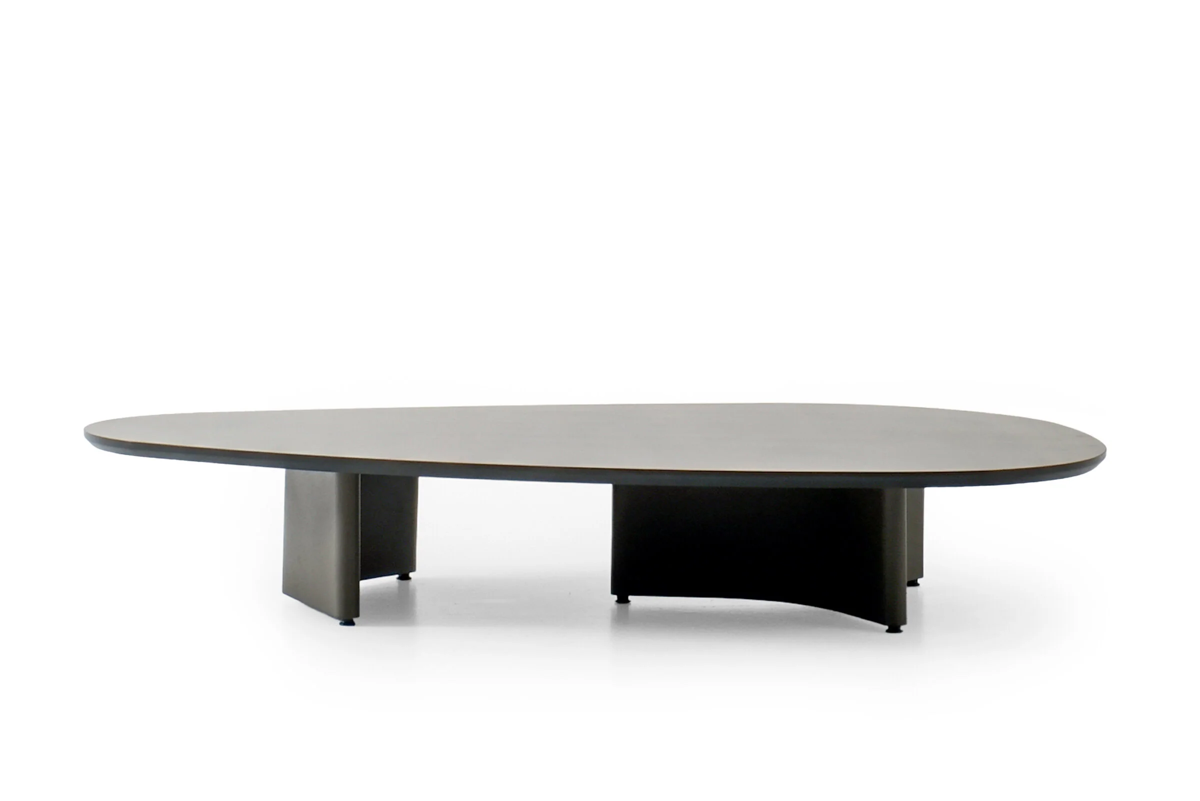 Холна маса «Lava Walnut» с естествен фурнир, размер 160х27х105см - Image 2