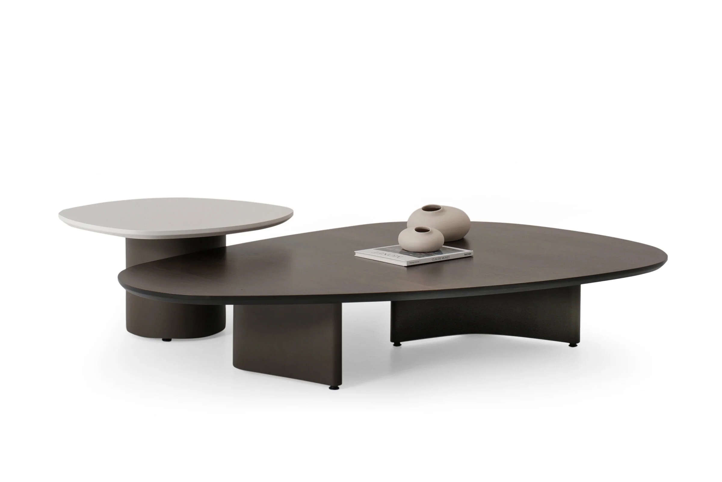 Холна маса «Lava Walnut» с естествен фурнир, размер 160х27х105см - Image 3