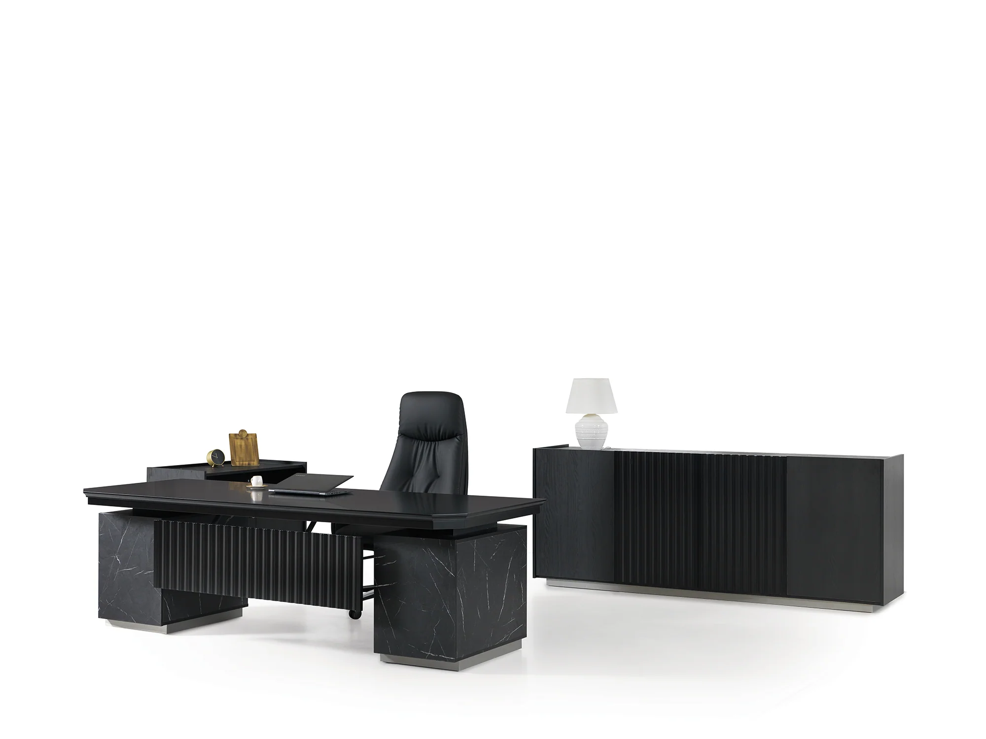 Офис бюро «Black» - размер 240х75х100см - Image 3