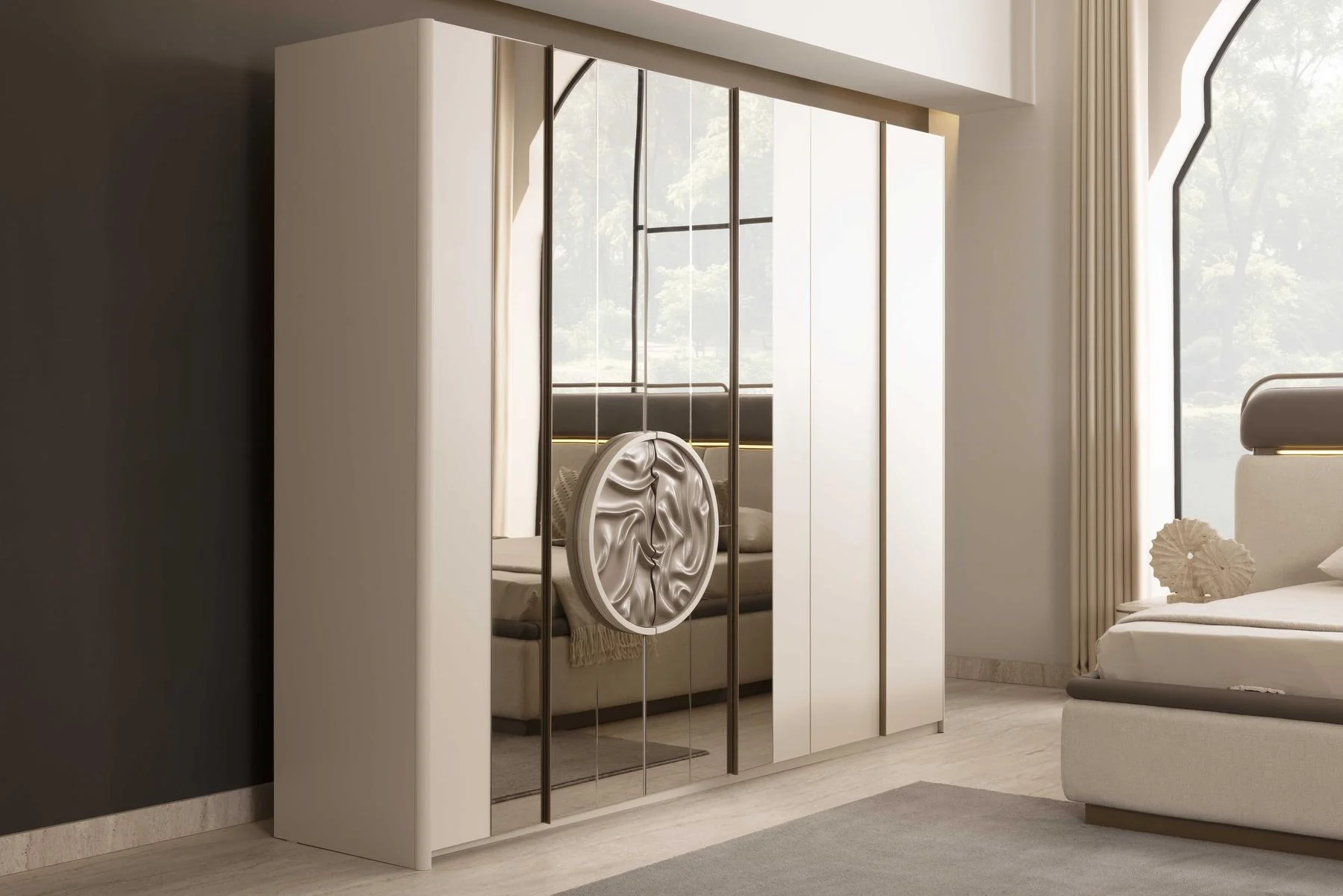 Шесткрилен гардероб «Loft» ширина 267см - Image 4