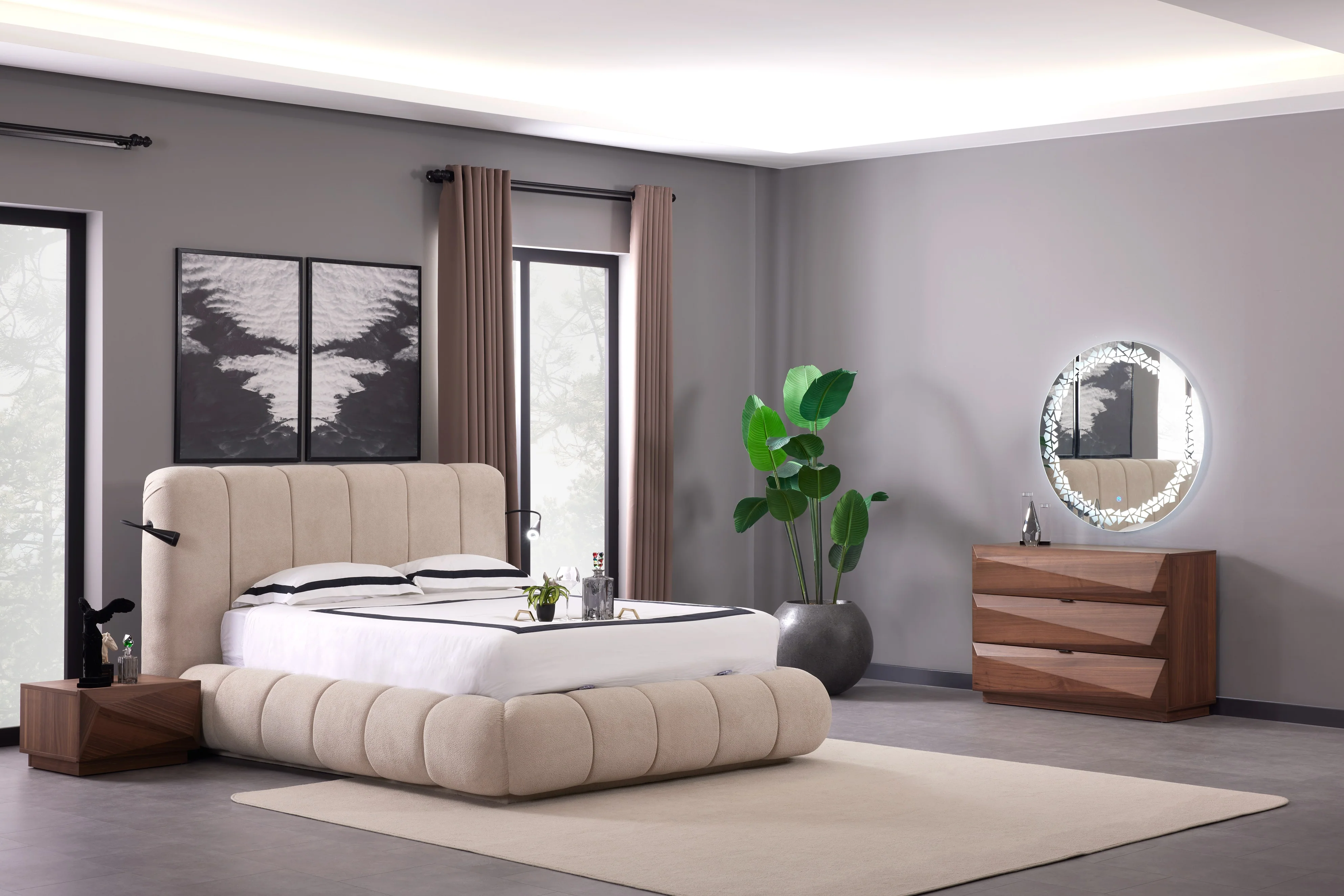 Скрин «New Carizma» с три чекмеджета, размер 120х85х51см - Image 3