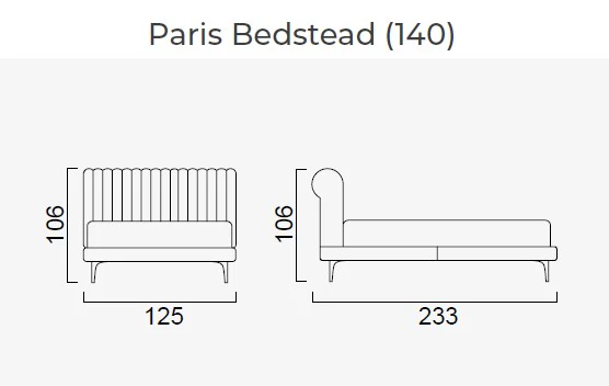 Тапицирано легло «Paris» - Image 11
