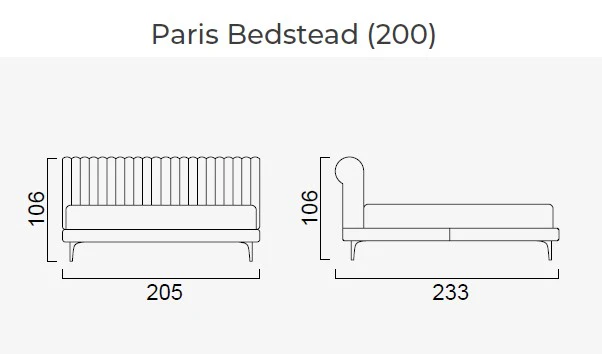 Тапицирано легло «Paris» - Image 12