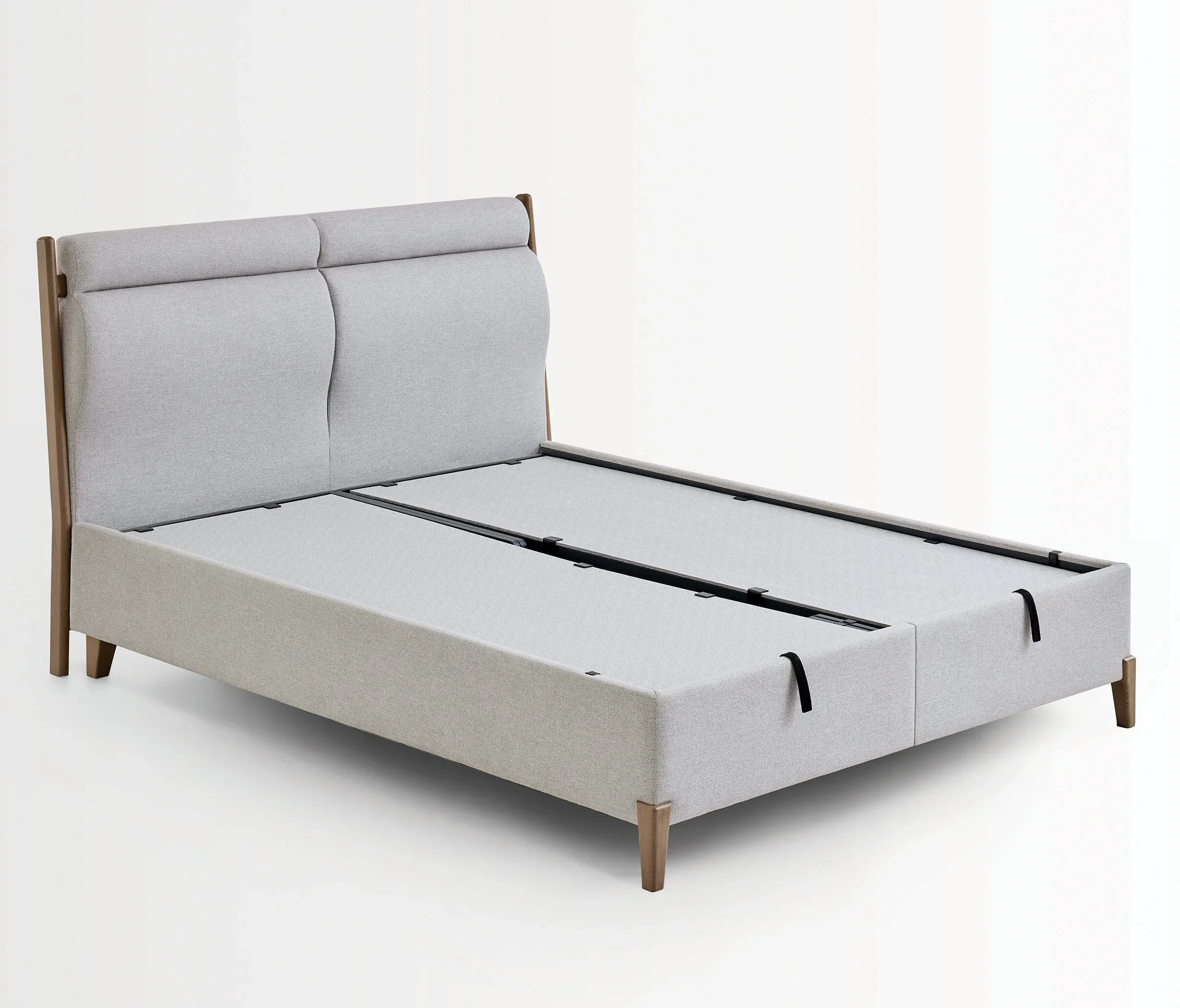 Тапицирана основа за легло «Ergonomic Air» с място за съхранение, повдигащ механизъм, система за безшумно затваряне - Image 3
