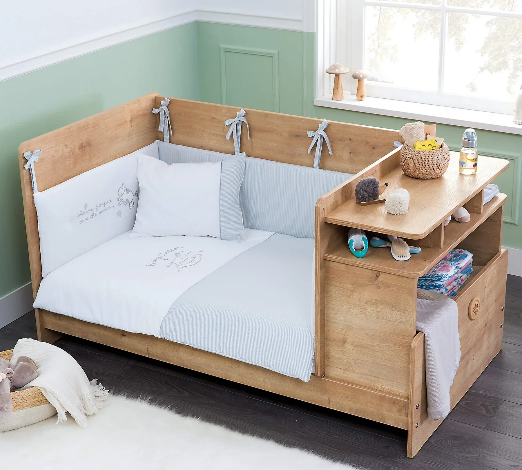 Бебешки спален комплект «Baby Cotton» с размер 80х130см - Image 4