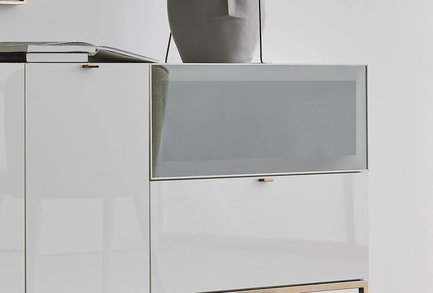Бюфет «Legato White» с чекмедже, размер 160х81х48см - Image 3