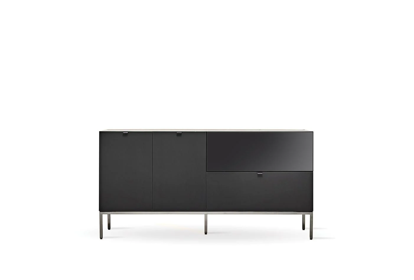 Бюфет «Legato Black» с чекмедже, размер 160х81х48см - Image 5