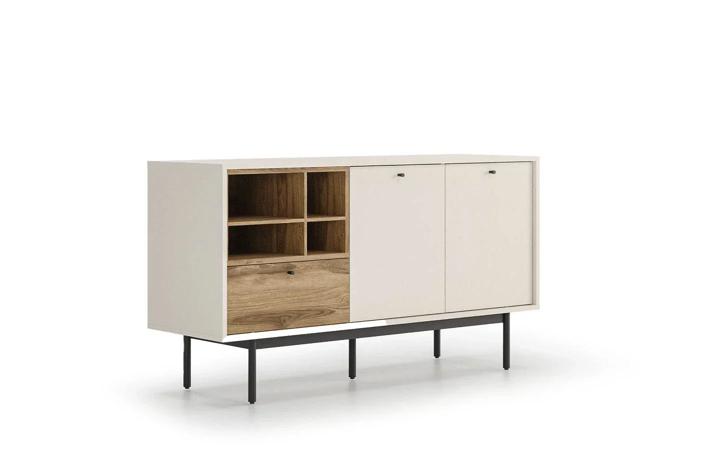 Бюфет «Loreto» с чекмедже и рафтове, размер 153х84х48см - Image 2
