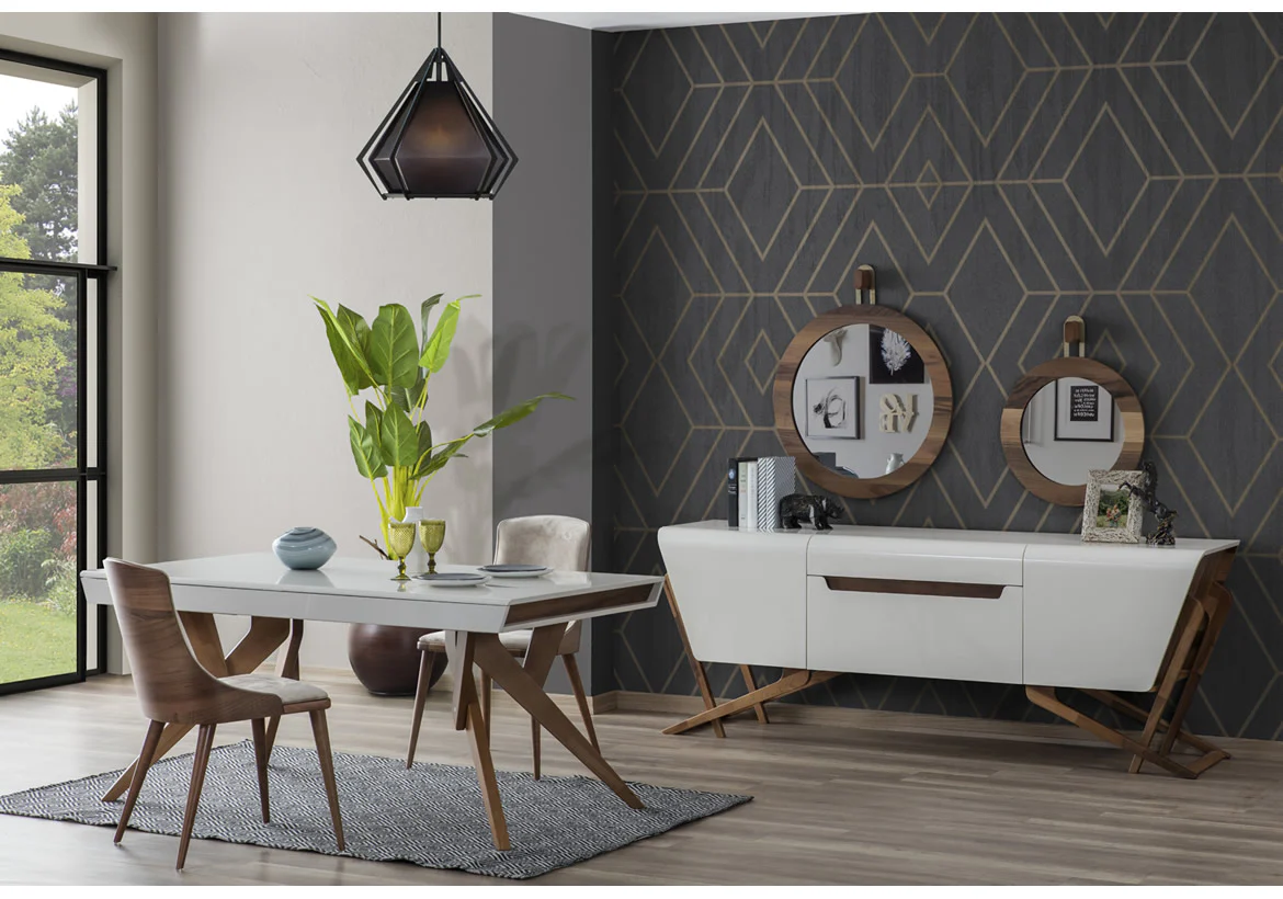 Бюфет «Royal» + чекмедже, с естествен фурнир, размер 215х80х53см - Image 8