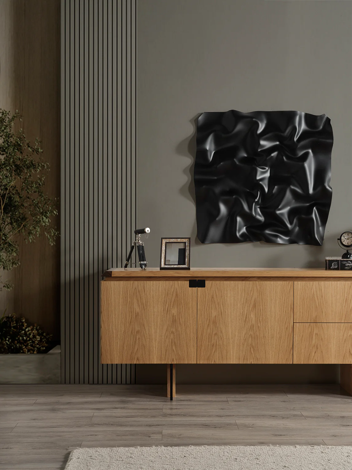 Бюфет «MK 40» с естествен фурнир, размер 208х82х49см - Image 6