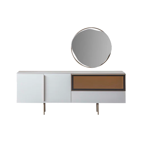 Бюфет «Noble» + LED осветление, с чекмедже, размер 208х81х50см
