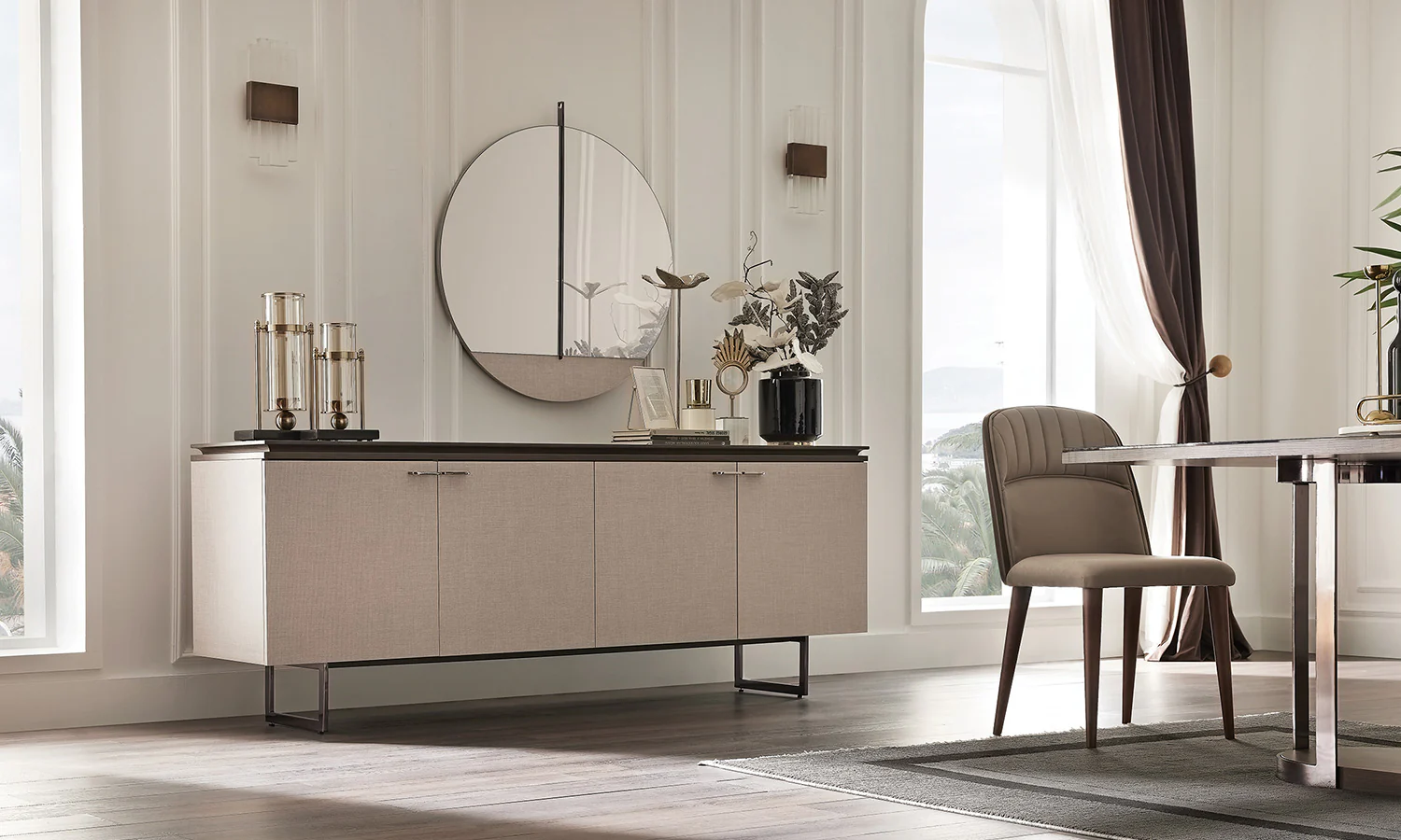 Бюфет «Talin» с две чекмеджета, размер 210х81х50см - Image 3