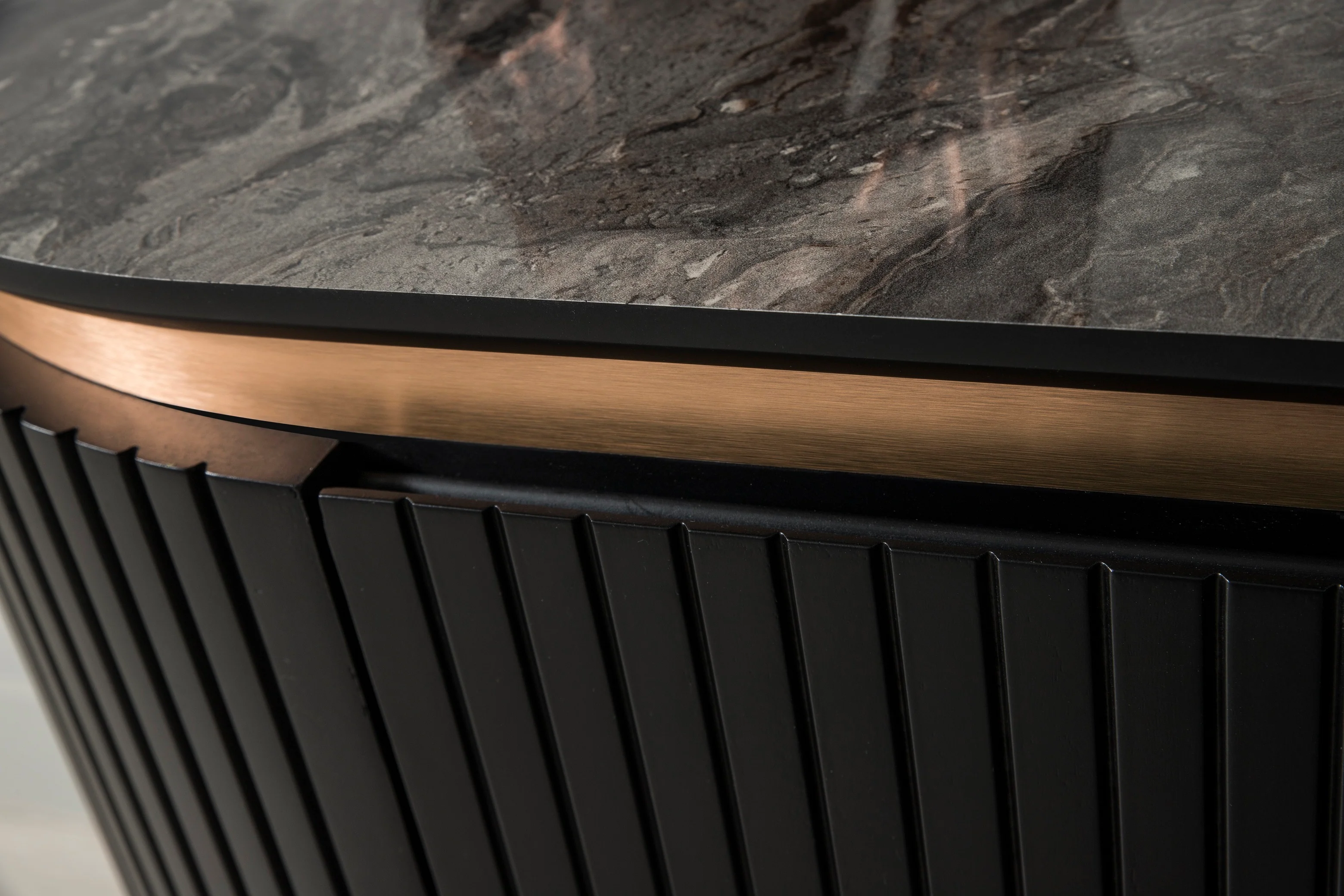 Бюфет «Tesla Black» с размер 208х78х52см - Image 6