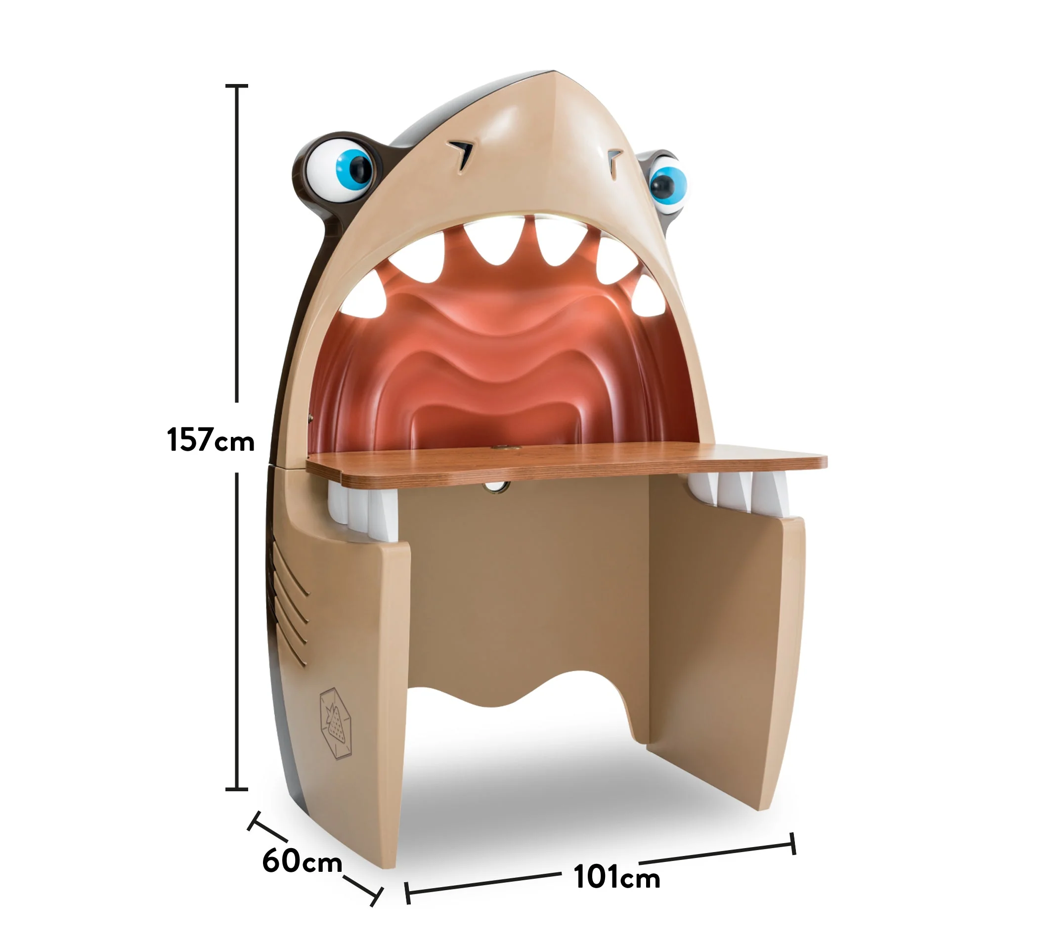 Бюро «Pirate Shark» + LED осветление, размери 101х157х60 - Image 5