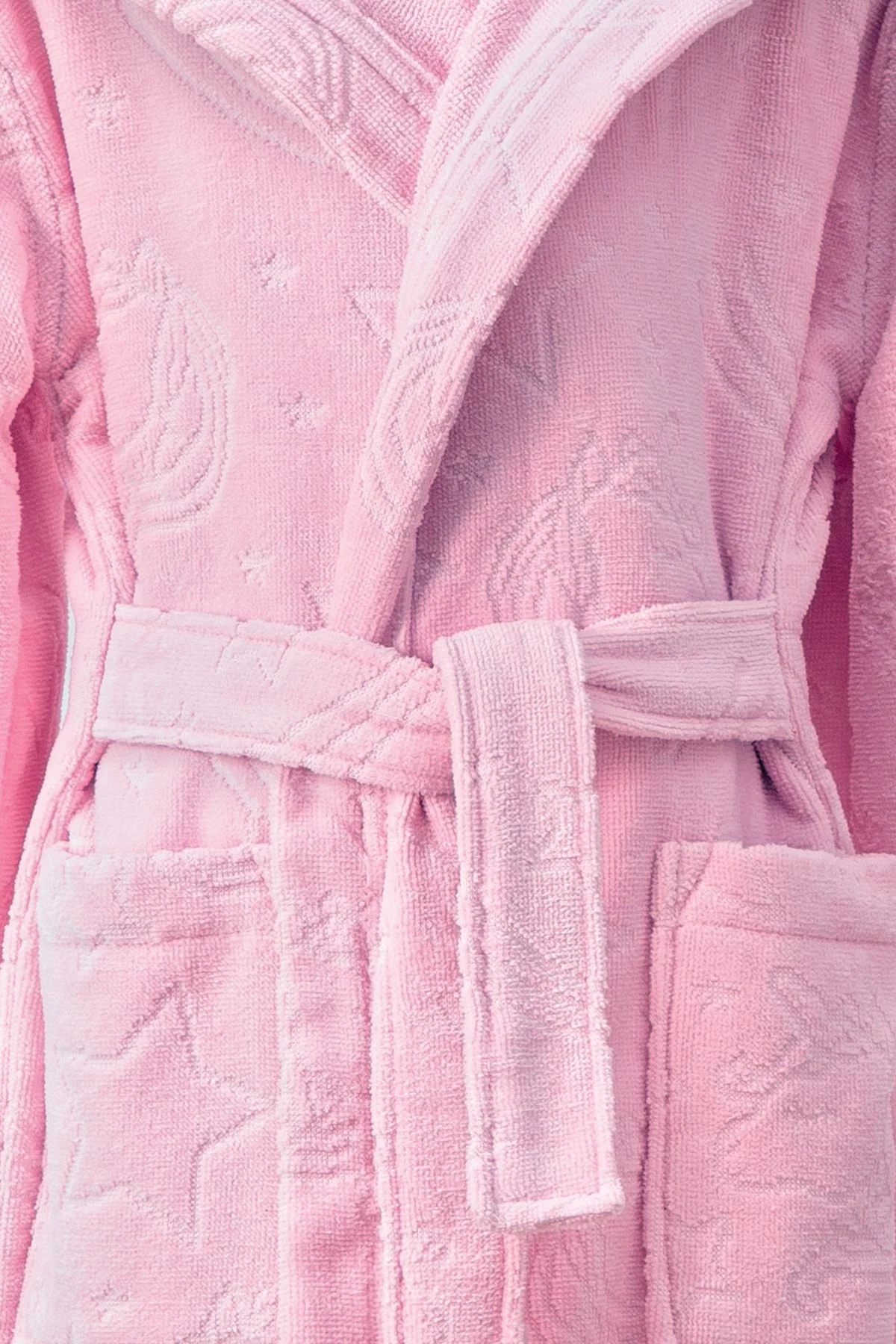 Детски халат за баня «Unicorn Pink» възраст - памук, 1-2 г. - Image 2