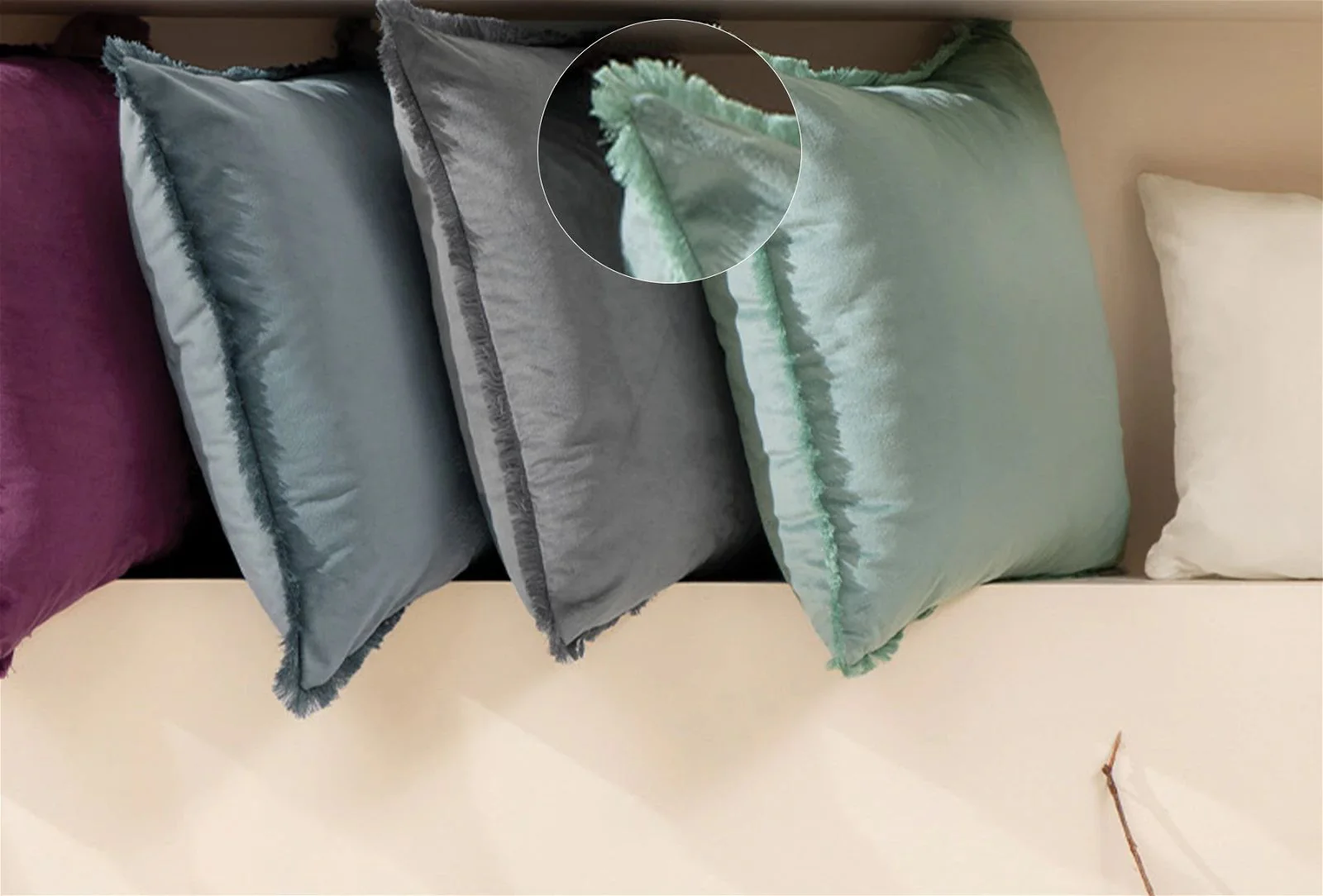 Декоративна възглавница «Donna Sage Green» - Image 2