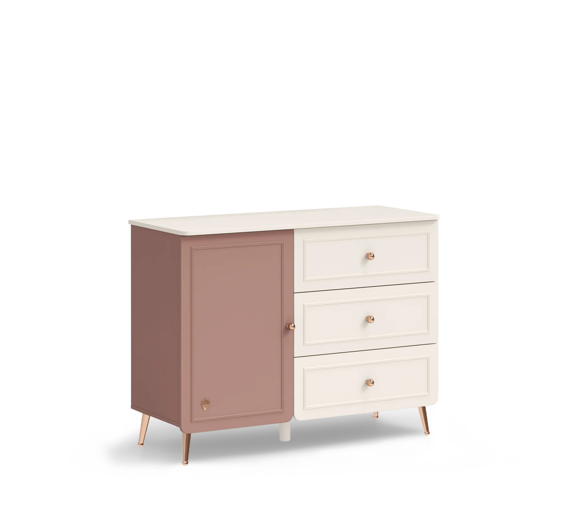 Скрин «Elegance Baby» с три чекмеджета и шкаф, размер 112х86х47см - Image 5
