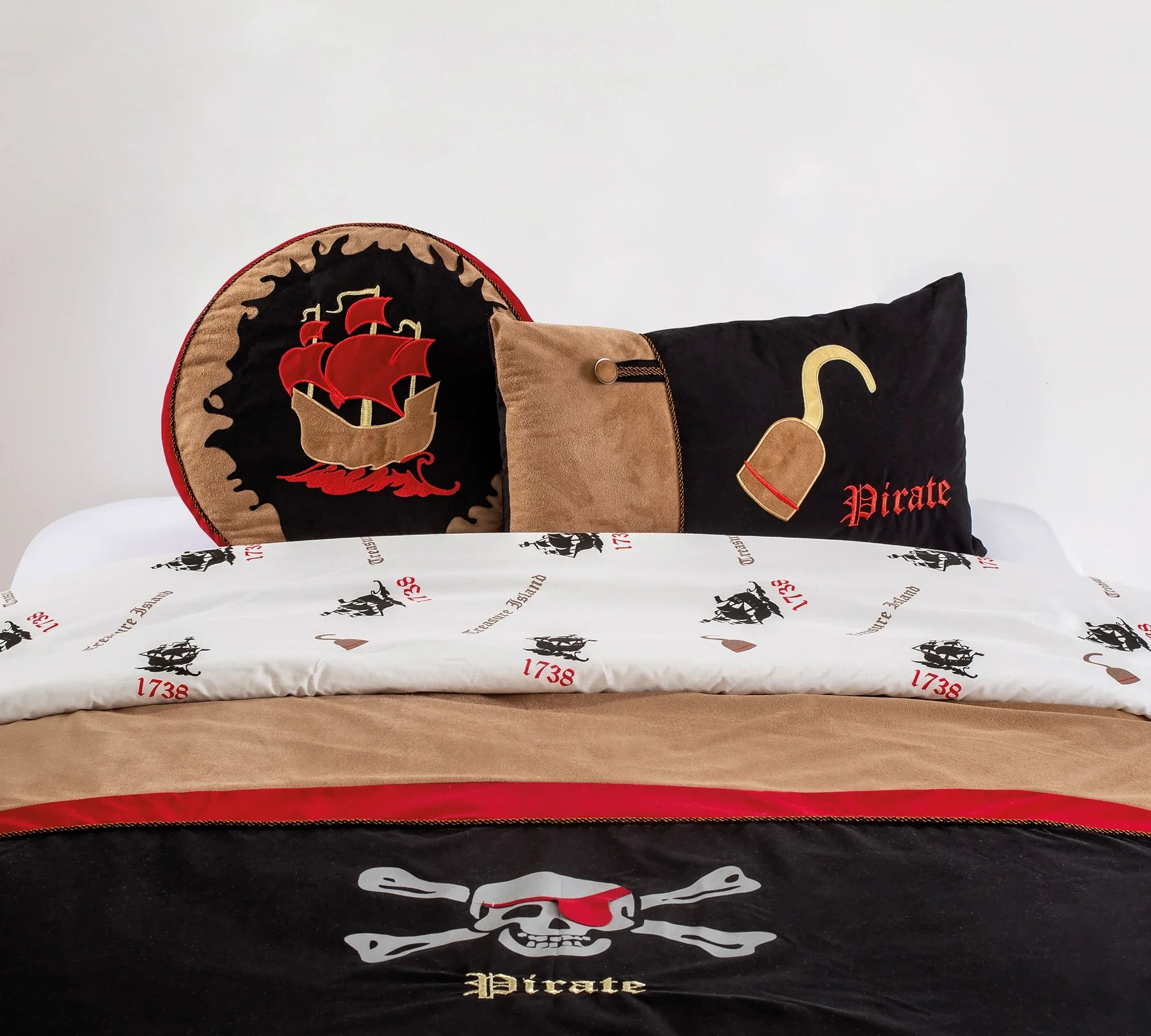Покривало за легло «Pirate Hook» + калъфка, с възглавница, размер 90-100см - Image 3