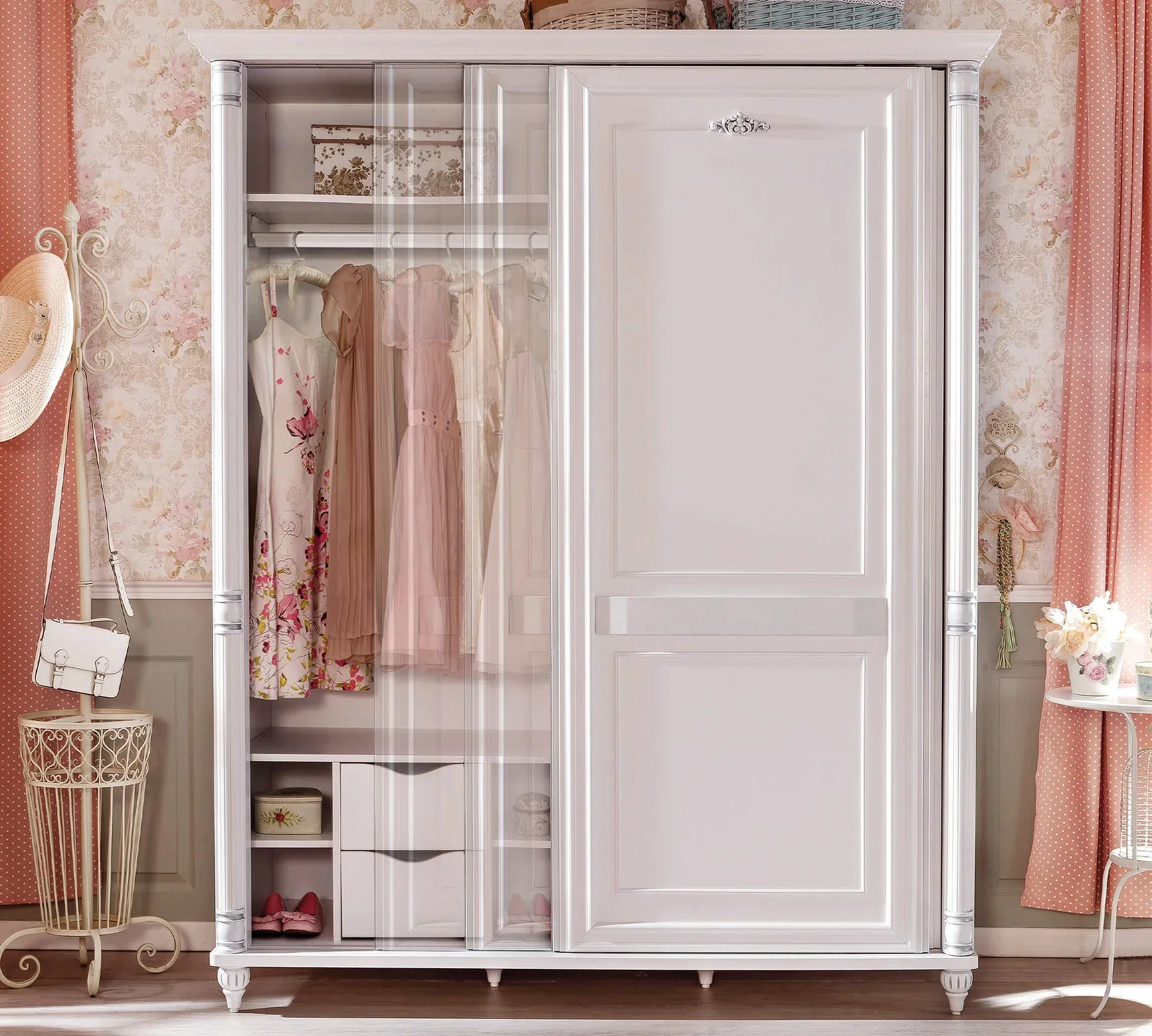 Гардероб с плъзгащи врати «Romantic» - с ширина 170см - Image 5