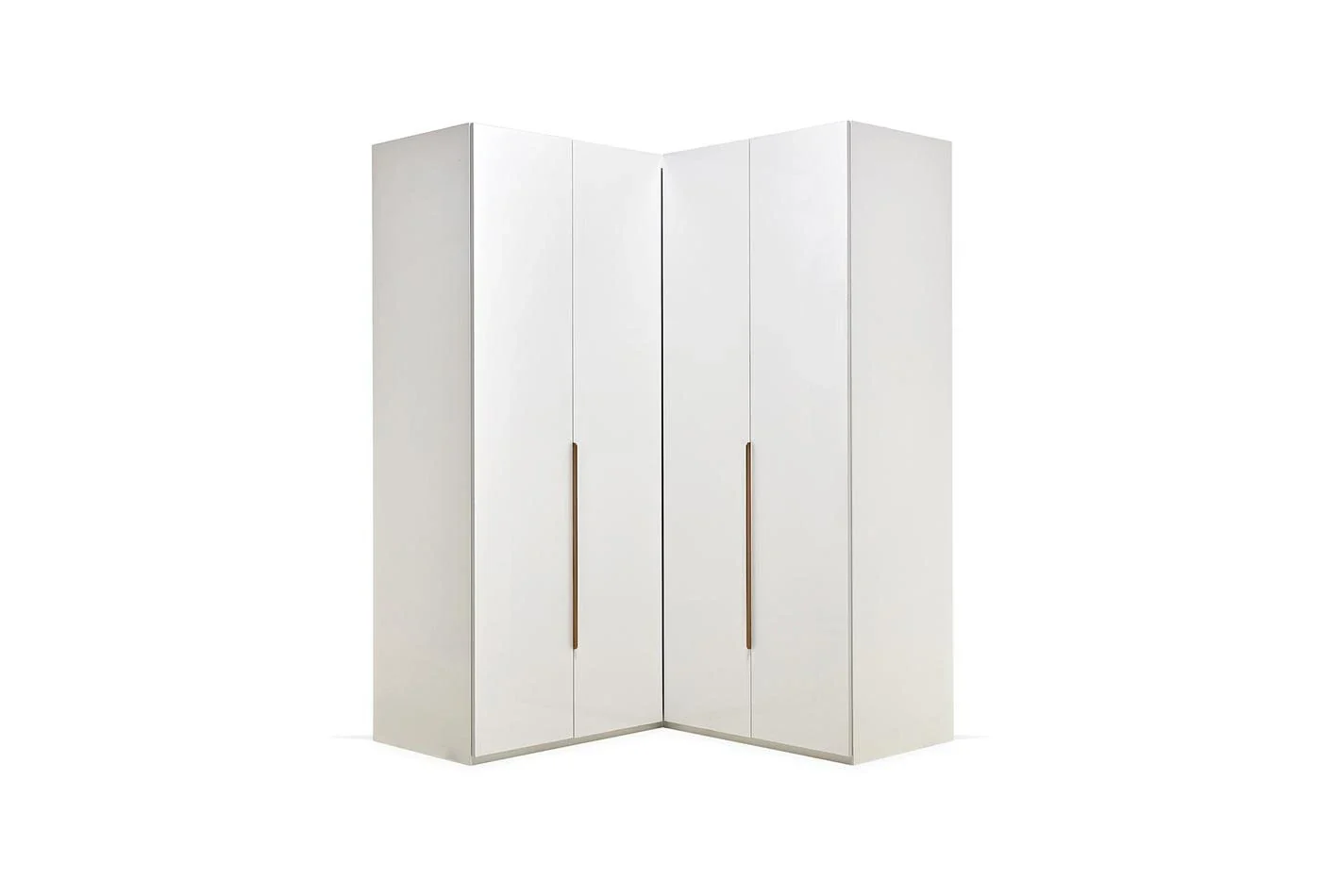 Ъглов гардероб «Legato White» - ширина 152см