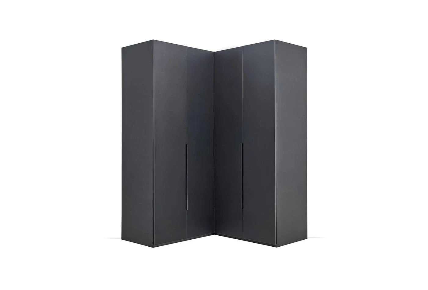 Ъглов гардероб «Legato Black» - ширина 152см