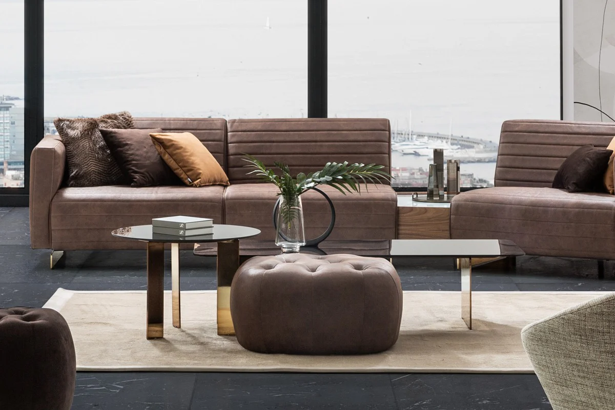 Холна маса «Heritage» стъклен плот, размер 150х35х60см - Image 3
