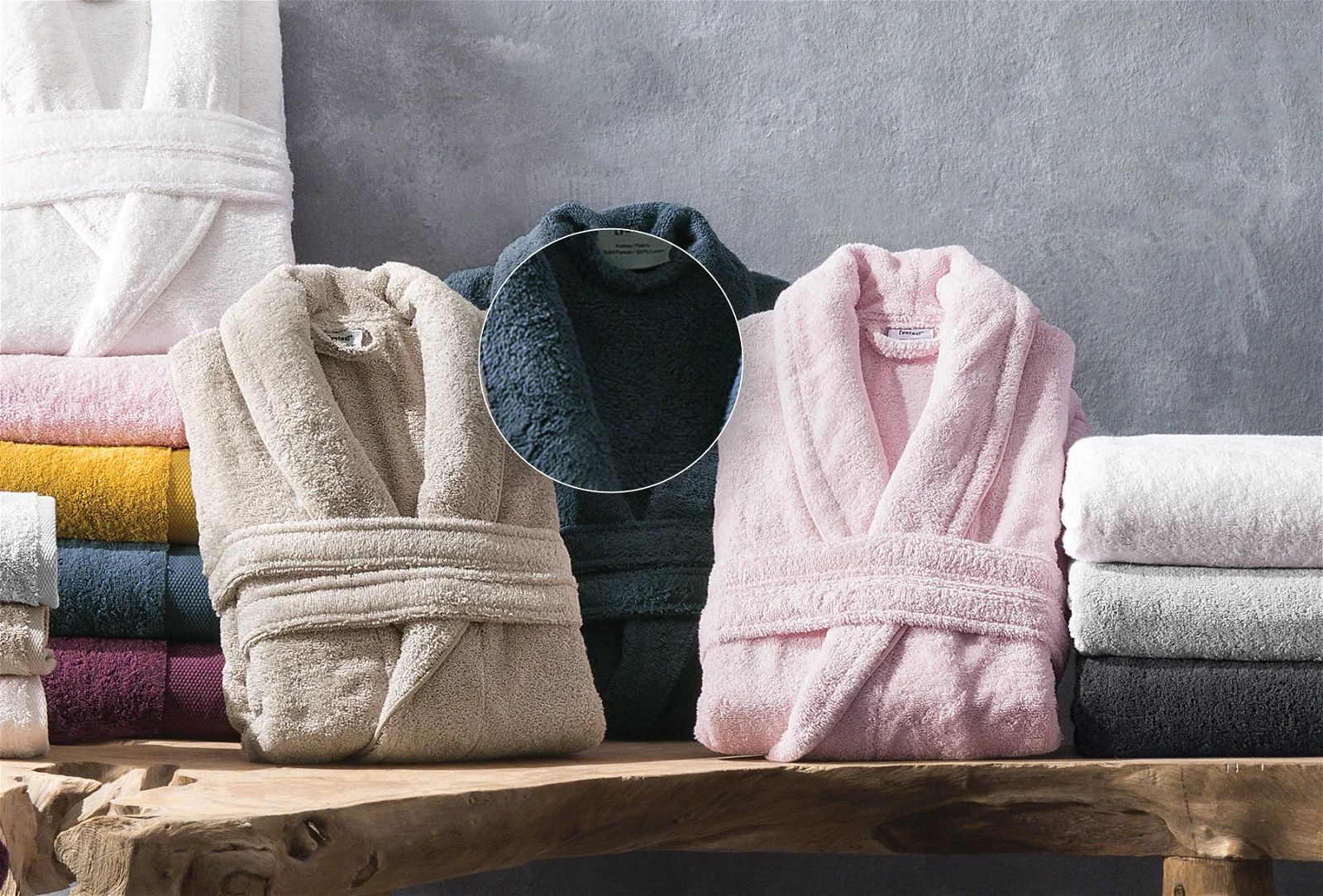 Халат за баня «Essentials Navy» - Image 3