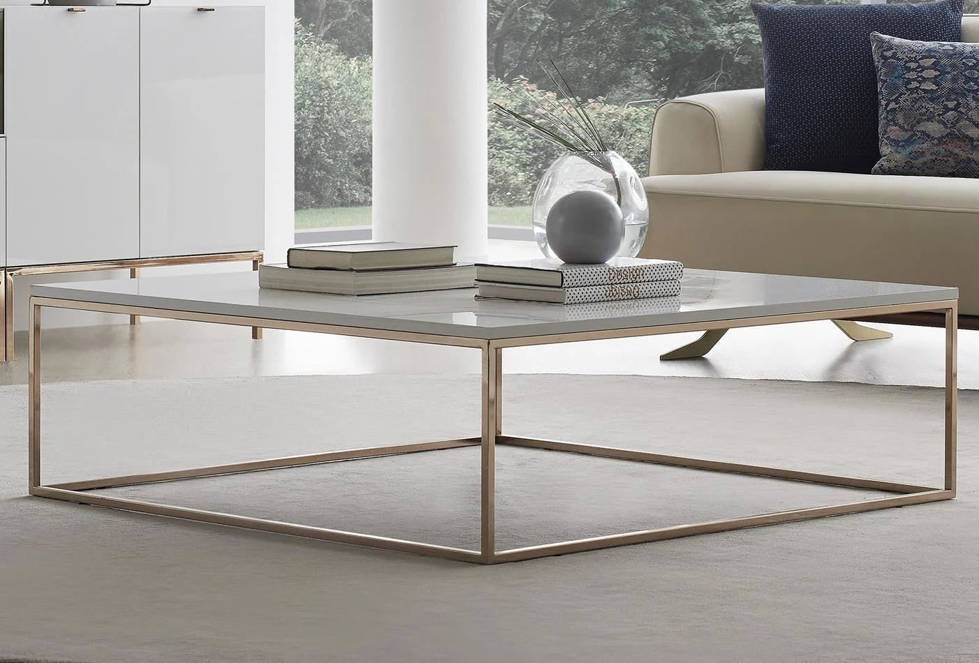 Холна маса «Legato White» с размер 110х35х110см - Image 3