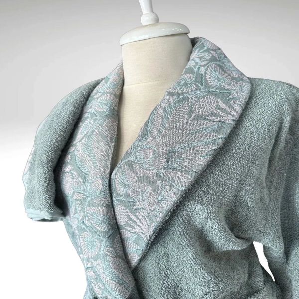 Комплект халати и хавлии «Candidum Green-Krem/Green» памук, бамбук, 6 части - Image 5