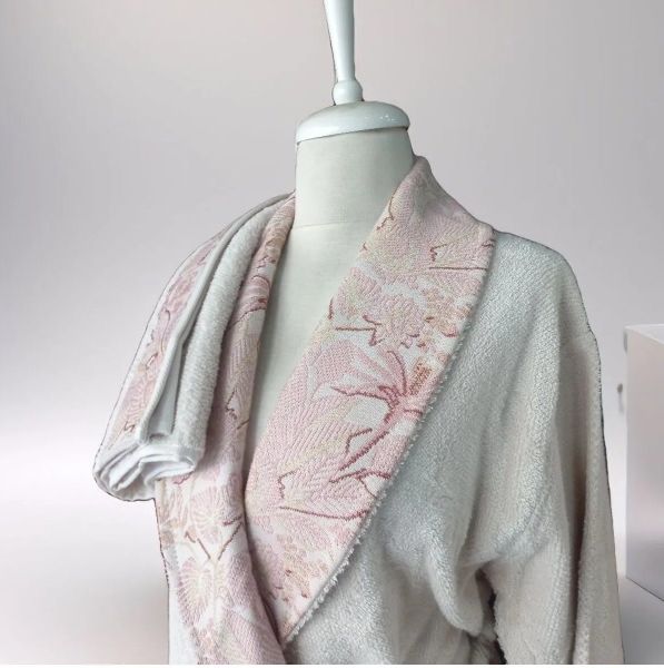 Комплект халати и хавлии «Candidum Krem-Pink/Krem-Bej» памук, бамбук, 6 части - Image 2