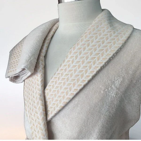 Комплект халати и хавлии «Candidum Krem-Pink/Krem-Bej» памук, бамбук, 6 части - Image 3