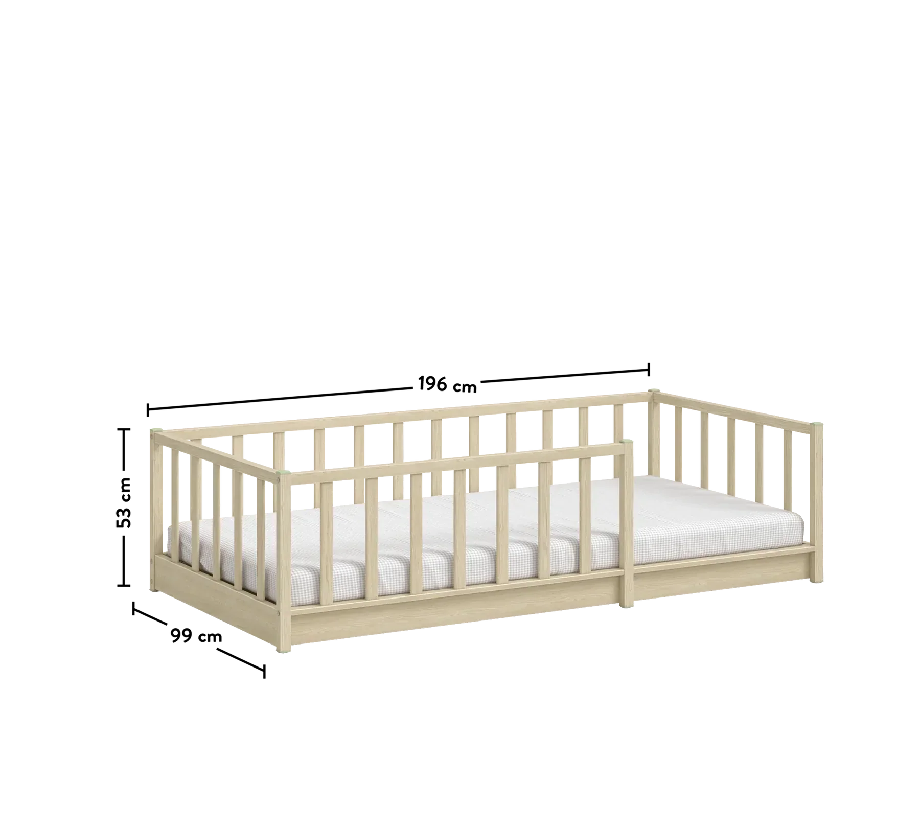 Легло «Montes Natural» за матрак 90х190см - Image 6