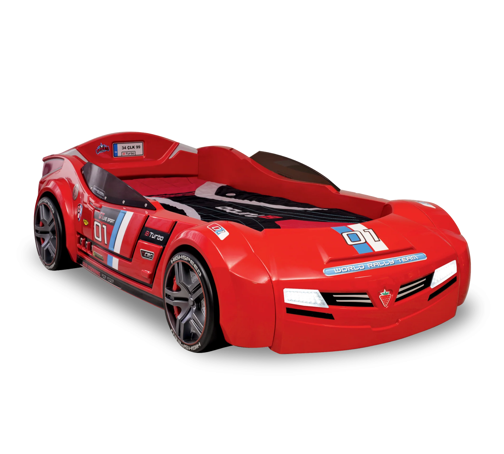Легло-кола «Biturbo» + LED осветление, за матрак 90х195см - Image 2