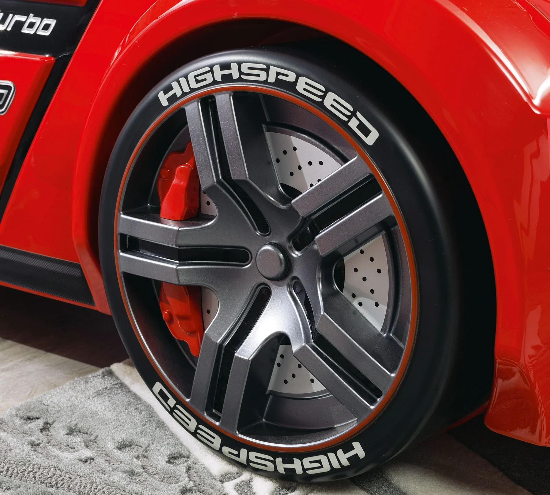 Легло-кола «Biturbo» + LED осветление, за матрак 90х195см - Image 4