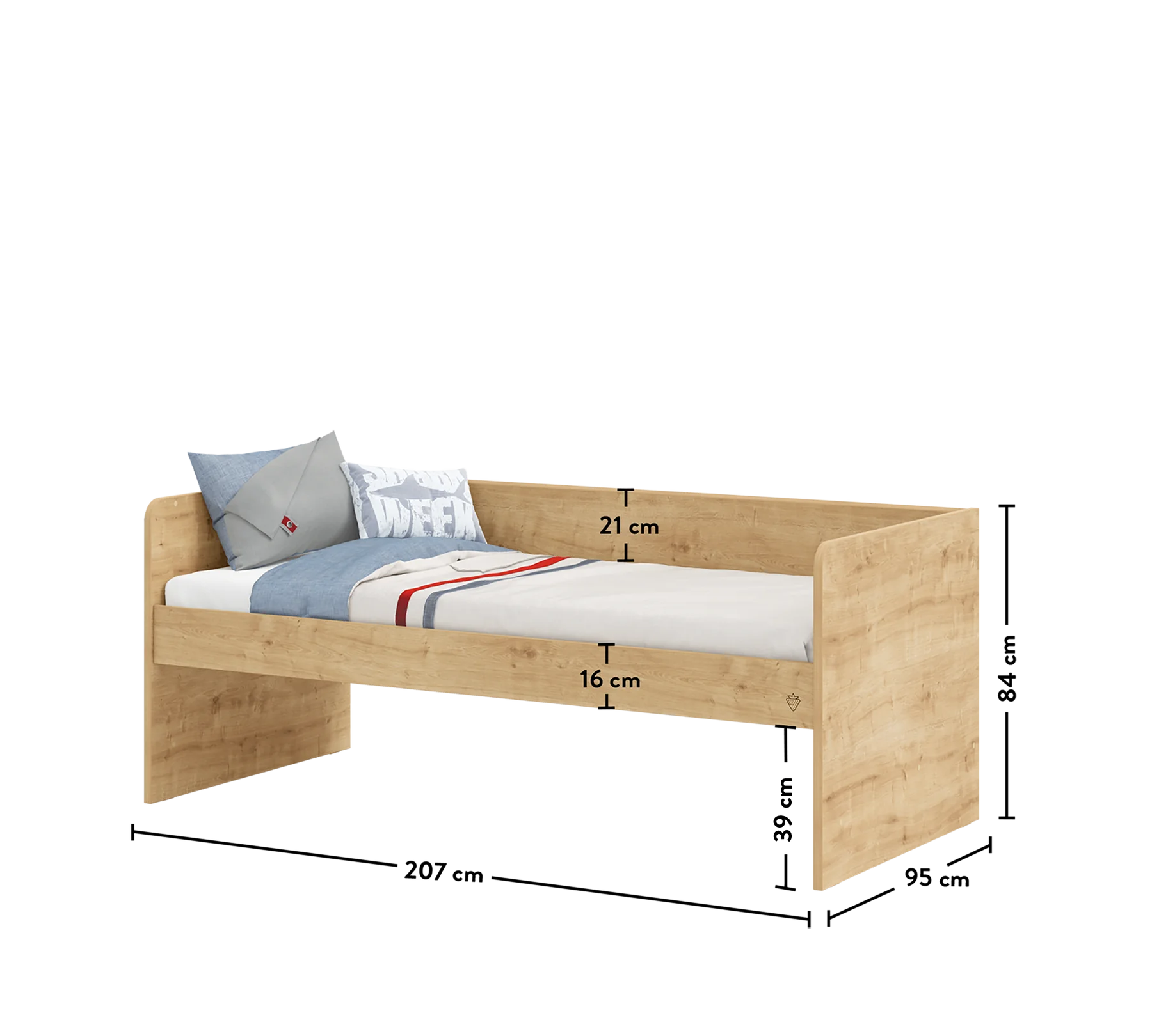 Легло за модулно двуетажно легло «Studio» за матрак 90x200см - Image 8