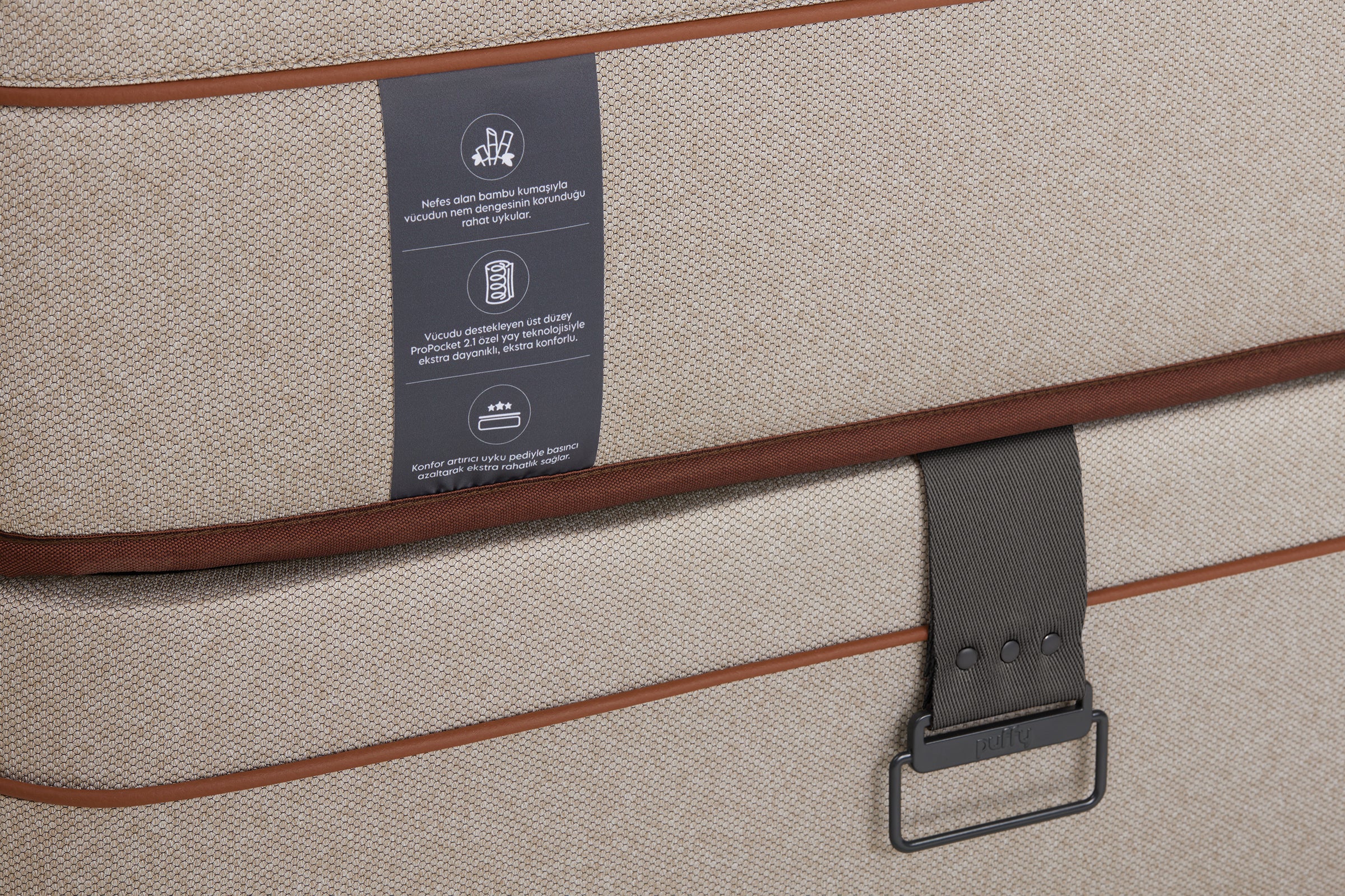 Матрак «Bamboo Pedic» с бамбукови влакна, с микрокапсули, с покет пружинна система, 34 см - Image 7