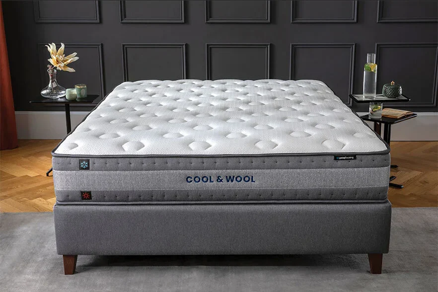 Матрак «Cool & Wool» с лятна и зимна страна, с технология Copper Cool, с покет пружинна система, 28 см - Image 7