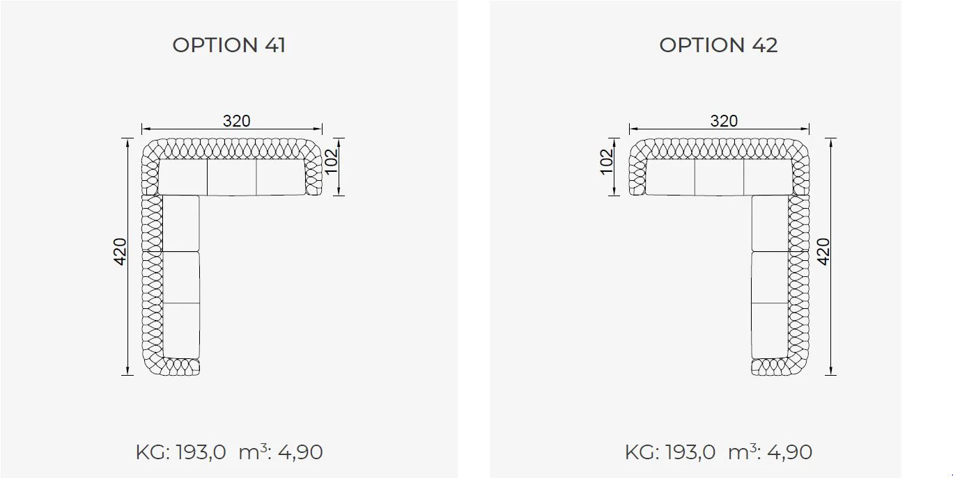 50 готови конфигурации на модулен диван «Aspendos» - Image 33